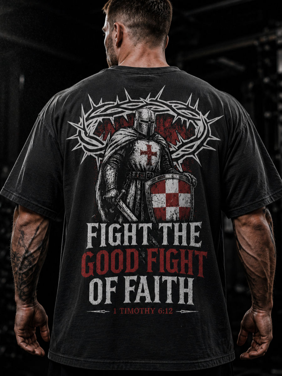 Holy Warrior Tee — Choose Your Back
