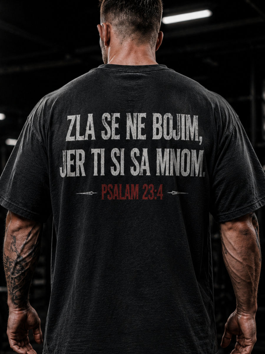 Majica "Zla se ne bojim" — Odaberi dizajn